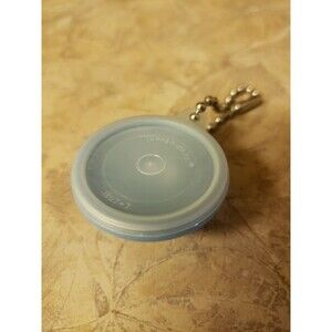 Vintage Tupperware Keychain Bowl with Lid Seal Blue c1970s Nice Condition USA